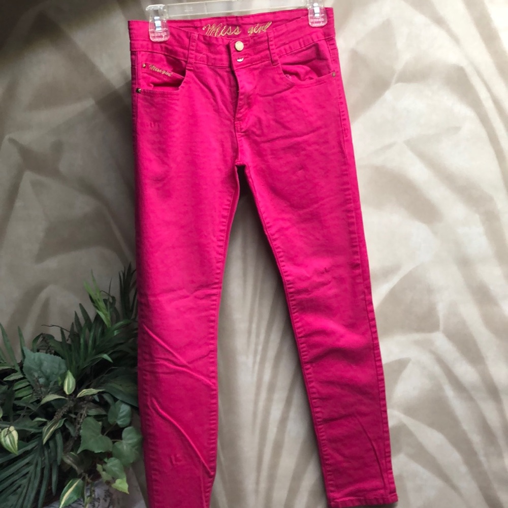 Miss Girl pink skinny jeans